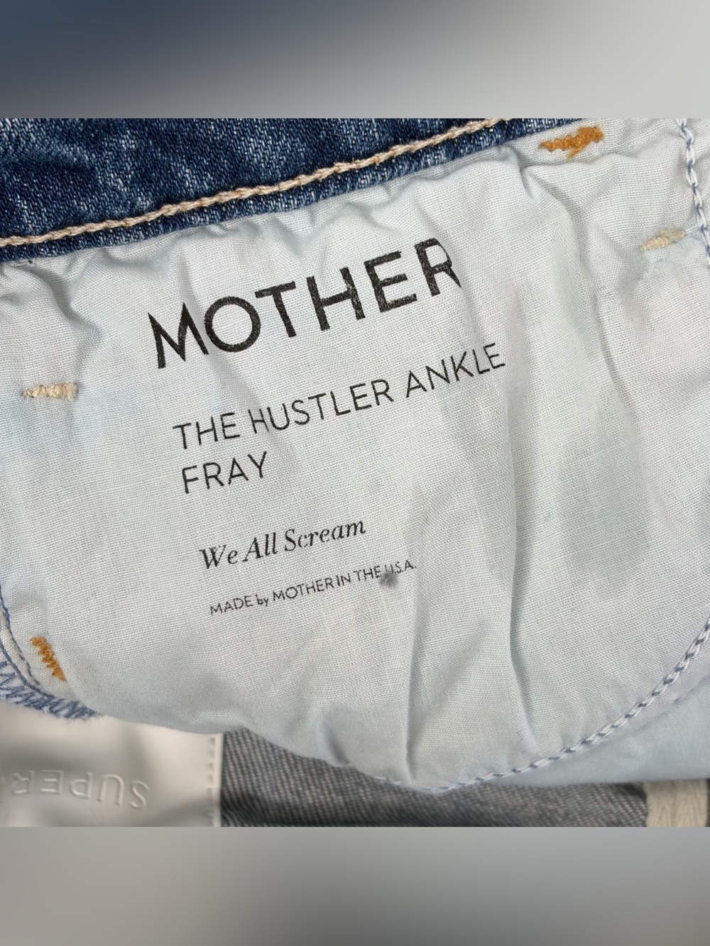 Mother Superior The Hustler Ankle Fray Jeans - Picture 8 of 10